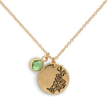 Load image into Gallery viewer, August Birthstone Necklace