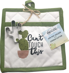 Cactus Potholder and Cookie Cutter