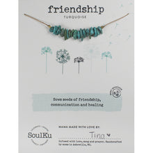 Load image into Gallery viewer, Turquoise Friendship Necklace