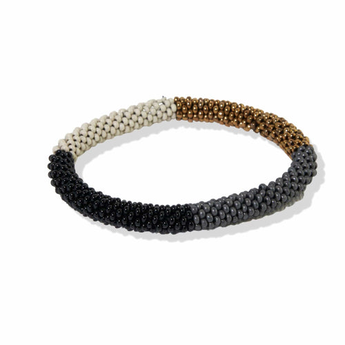 Marcy Color Block Black Bracelet