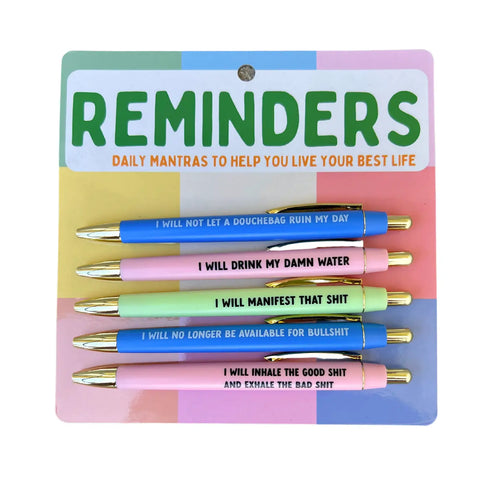 Reminder Pen Set