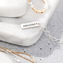 Load image into Gallery viewer, You&#39;re Amazing Morse Code Necklace