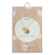 Load image into Gallery viewer, August Birthstone Necklace