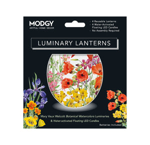 Botanical Watercolors Luminary