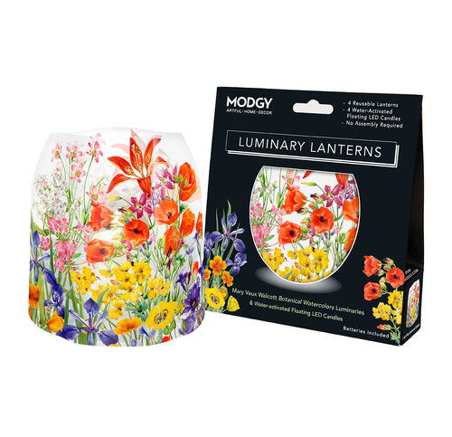 Botanical Watercolors Luminary