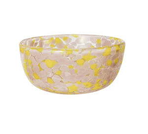 Blown Confetti Glass Bowl