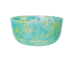 Blown Confetti Glass Bowl