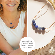 Load image into Gallery viewer, Sodalite Confidence Necklace