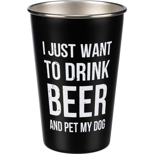 Drink and Pet Dog Pint