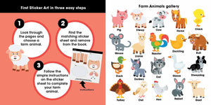 Farm Animals First Sticker Book