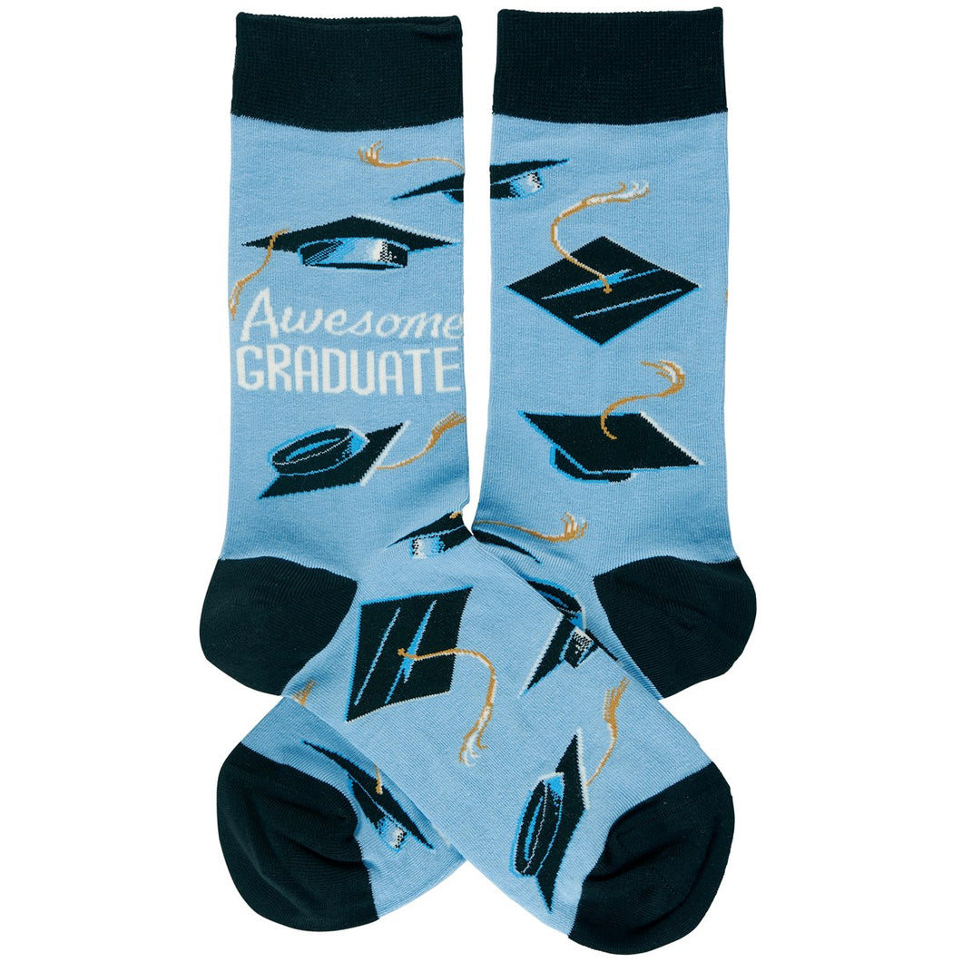 Awesome Graduate Socks