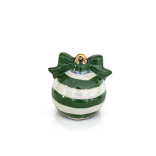 Load image into Gallery viewer, NF Ornament Green and White