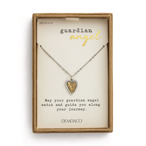 Heart Guardian Angel Necklace