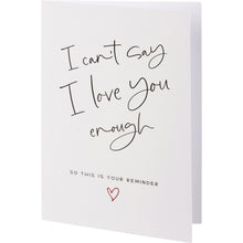 Load image into Gallery viewer, I Love You Greeting Card