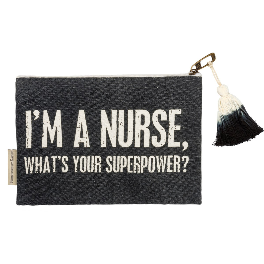 Nurse Superpower  Zipper Pouch