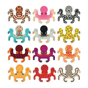 Octopuses Shaped Memory Game