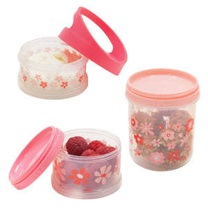 Snack Stacker Pink Flowers