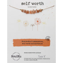 Load image into Gallery viewer, Sunstone Self Worth Necklace