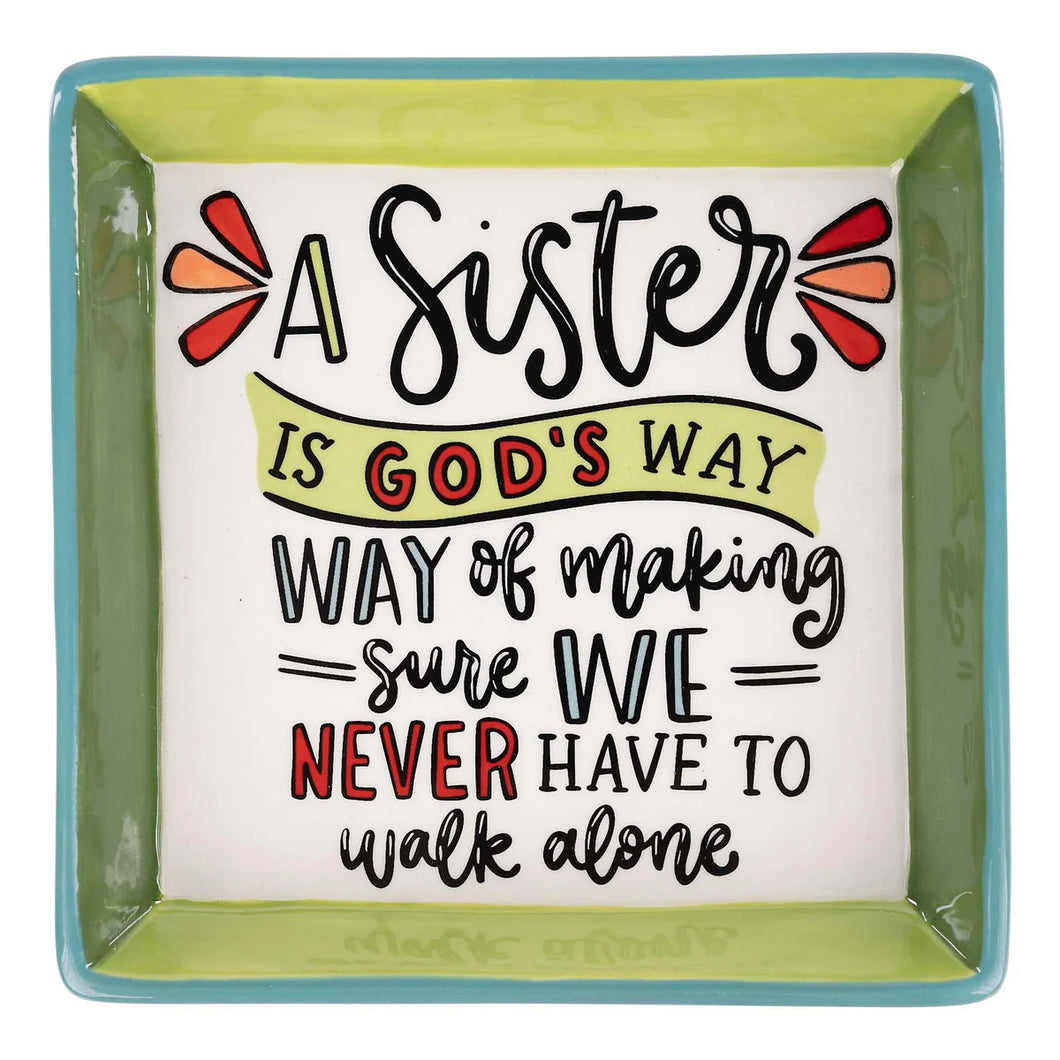 Sister Never Alone Tray