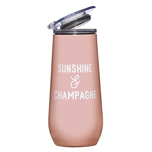 Champagne Tumbler: Sunshine & Champagne