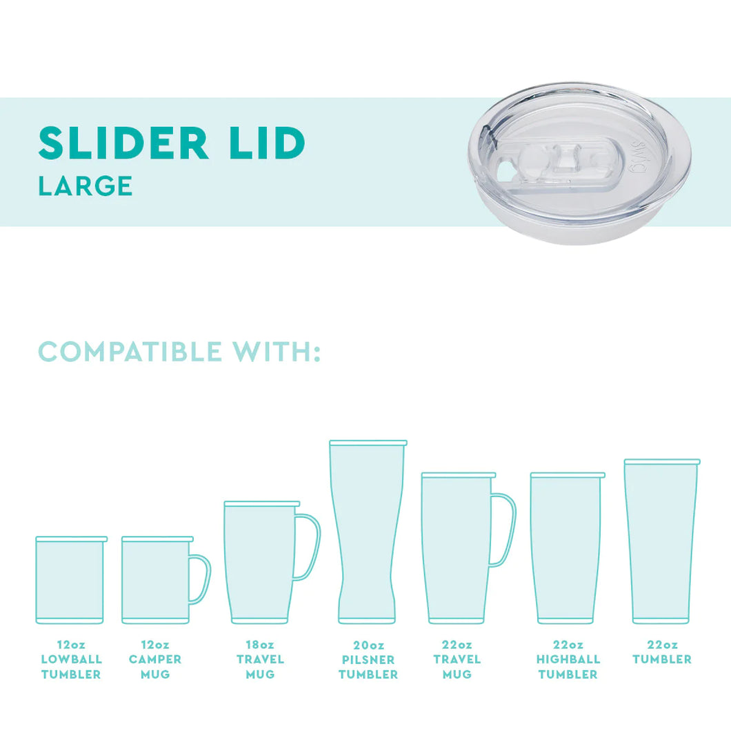Slider Clear Lid: Large