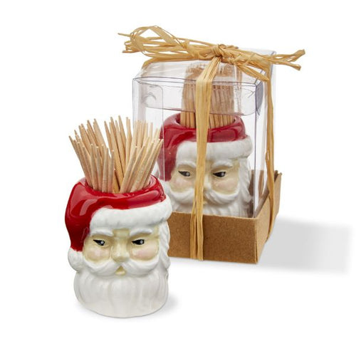 Santa Toothpick Holder Set