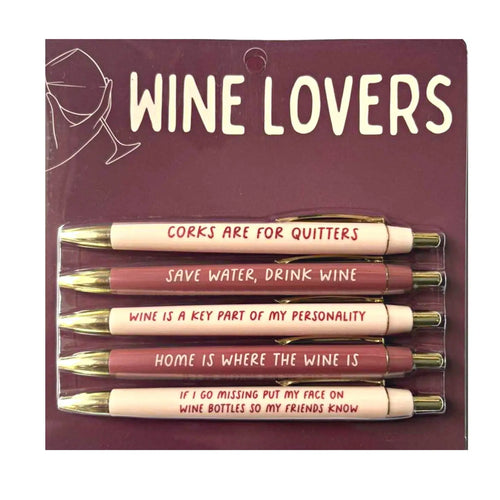 Wine Lover Pen Set