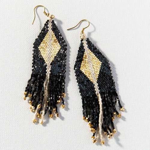 Black Gold Luxe Earrings
