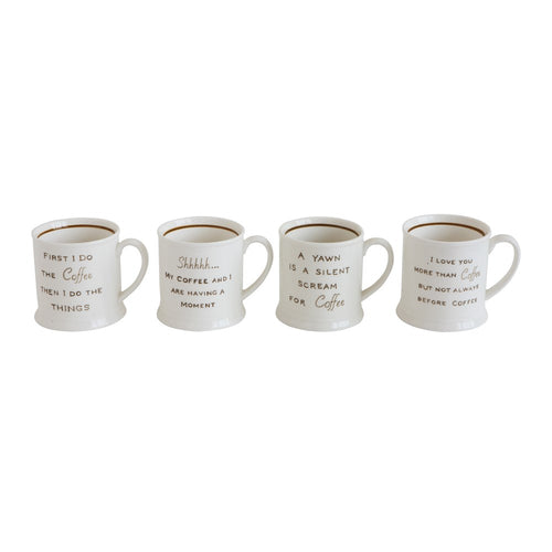 Coffee Saying Mugs