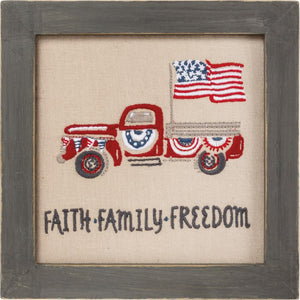 Faith Family Freedom Sign