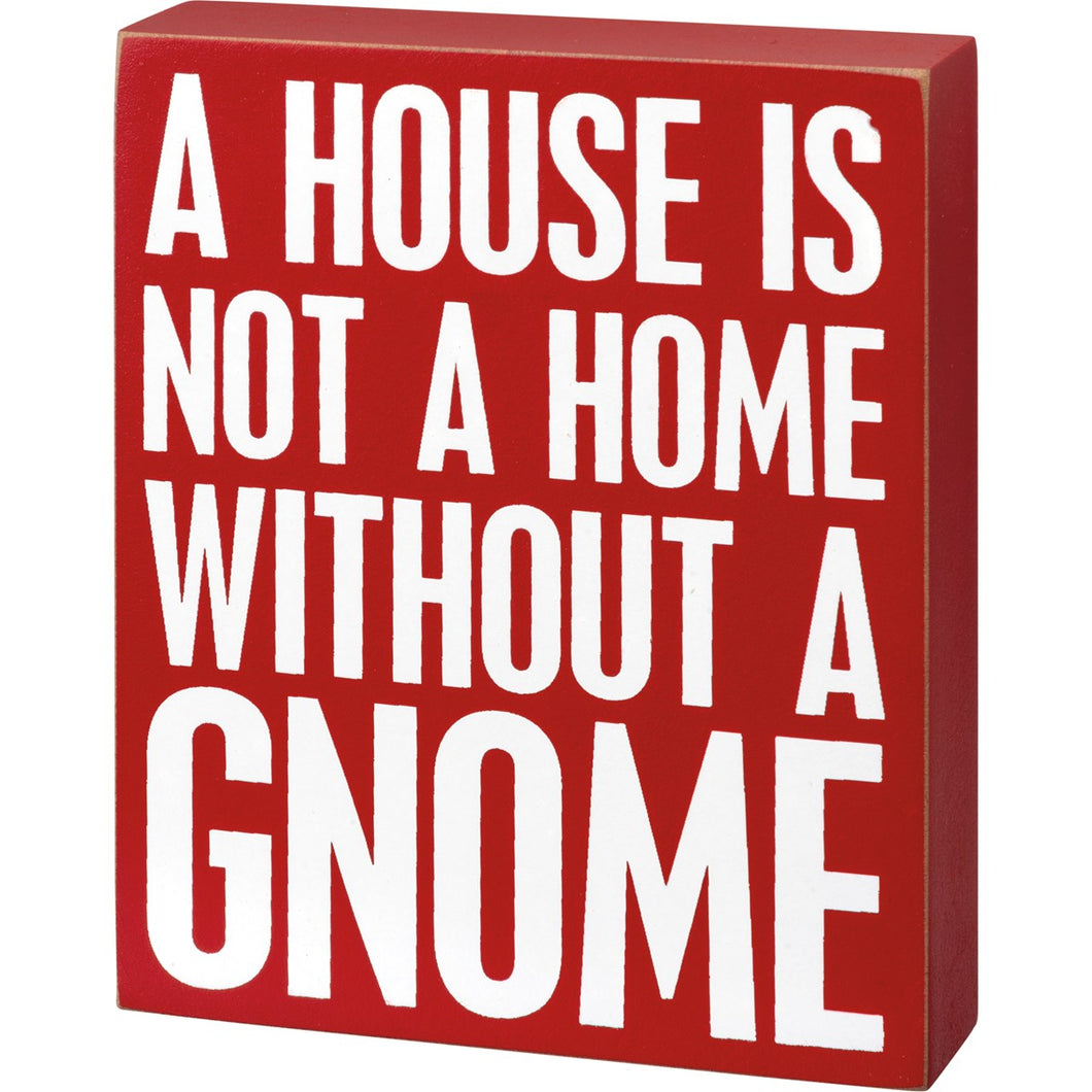House Gnome Sign
