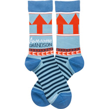 Load image into Gallery viewer, Awesome Grandson Socks