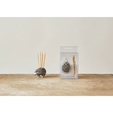 Load image into Gallery viewer, Pewter Hedgehog Toothpick Holder