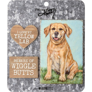 Magnet Set: Yellow Lab