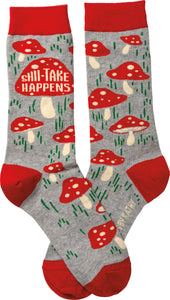 Shiitake Happens Socks