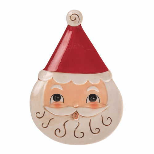 Nostalgic Santa Shaped Plate