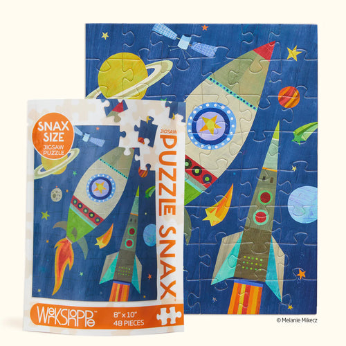 Outer Space Snax Size Puzzle