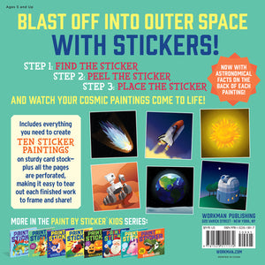 Paint By Sticker: Outer Space